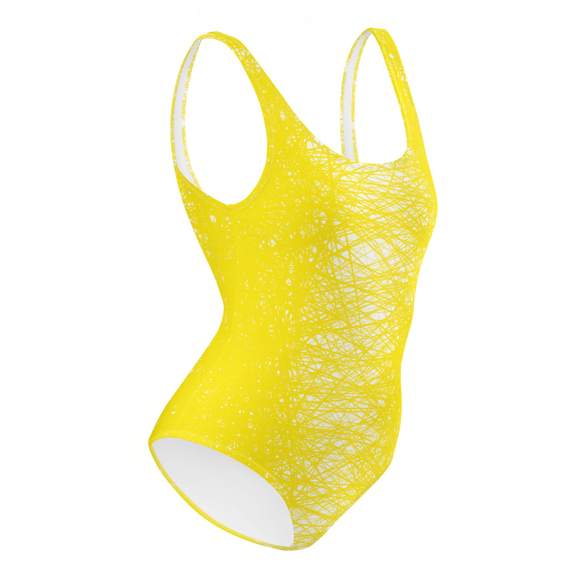 SKISTO Yellow One-Piece Swimsuit S22